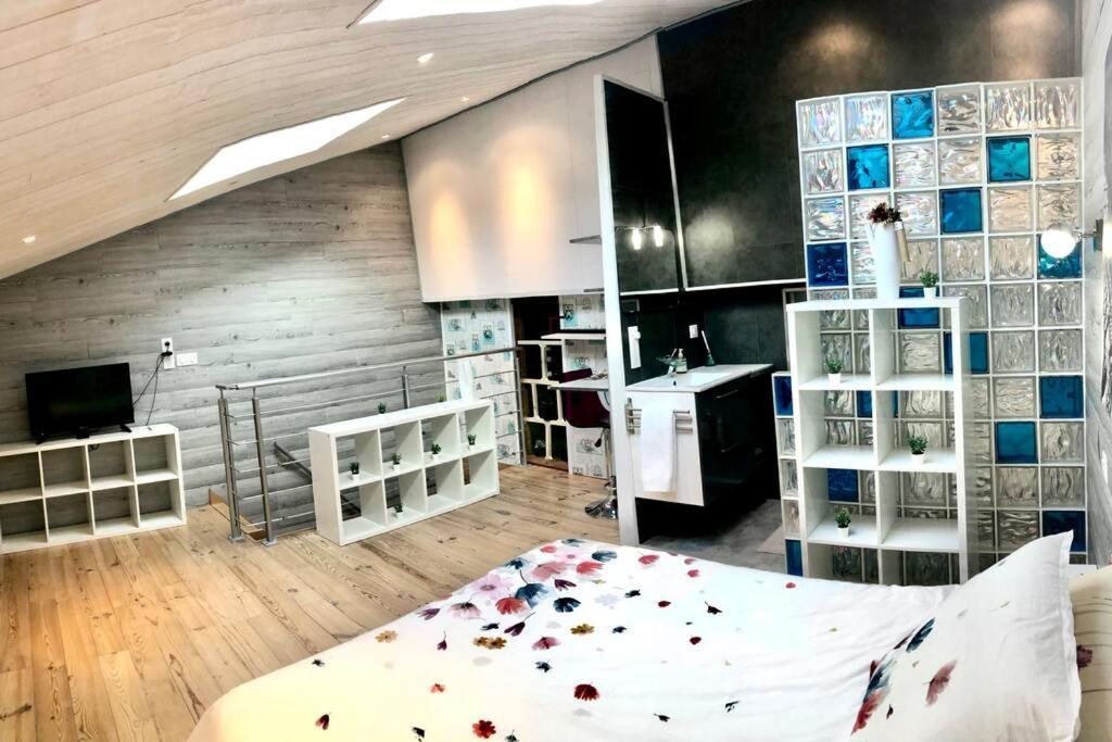 Duplex Atypique 20' De Toulouse Lejlighed Leguevin Eksteriør billede